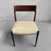 Niels Moller Model 77 Rosewood Leather Dining Side Chair