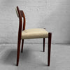 Niels Moller Model 77 Rosewood Leather Dining Side Chair