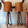 Walnut Butterfly Lamps