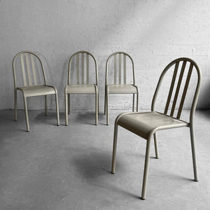 Steel Dining Side Chairs In The Style Of Robert Mallet-Stevens