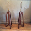 Walnut Butterfly Lamps