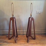 Walnut Butterfly Lamps