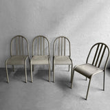 Steel Dining Side Chairs In The Style Of Robert Mallet-Stevens