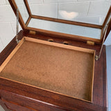 Early 20th Century Quarter Sawn Oak Display Case Cabinet