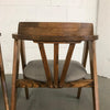 Mid-Century Oak Compass Chairs