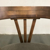 Mid-Century Oak Compass Chairs