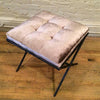 Faux Bamboo Ottoman
