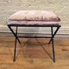 Faux Bamboo Ottoman
