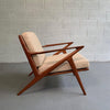 Scandinavian Modern Z Lounge Chair Designed By Poul Jensen
