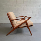 Scandinavian Modern Z Lounge Chair Designed By Poul Jensen