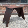Primitive Art Deco Pine Bench