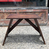 Primitive Art Deco Pine Bench