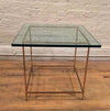 Brass And Glass End Tables