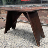 Primitive Art Deco Pine Bench