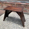 Primitive Art Deco Pine Bench