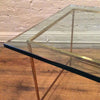 Brass And Glass End Tables