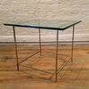 Brass And Glass End Tables