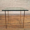 Brass And Glass End Tables
