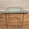 Brass And Glass End Tables