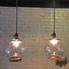 Clear Open Globe Pendants