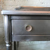 Brushed Steel Simmons Sheraton Vanity Desk