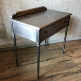 Brushed Steel Simmons Sheraton Vanity Desk