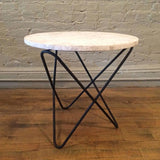 Travertine Butterfly Table