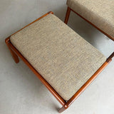 Ole Wanscher Model 109 Walnut Lounge Chair And Ottoman