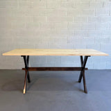 Country Farm Trestle Dining Table