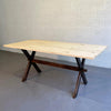 Country Farm Trestle Dining Table