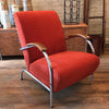 Art Deco Chrome Lounge Chair
