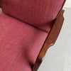 Scandinavian Modern Sculptural Walnut Scoop Armchair