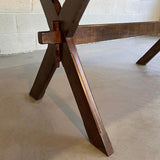Country Farm Trestle Dining Table
