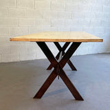 Country Farm Trestle Dining Table