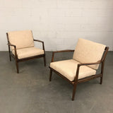 Mid-Century Modern Maple Lounge Chairs