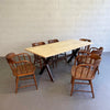 Country Farm Trestle Dining Table