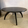Heywood Wakefield Ebonized Maple Revolving Coffee Table