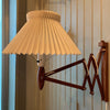 Erik Hansen For Le Klint Teak Scissor Wall Sconce Light