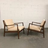 Mid-Century Modern Maple Lounge Chairs