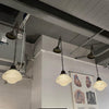 Industrial Holpophane Factory Pendant Lights
