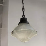 Industrial Holpophane Factory Pendant Lights