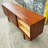Minimal Scandinavian Modern Teak Credenza