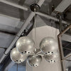 Machine-Age Aluminum Five Arm Chandelier