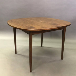 Rounded Walnut Dining Table