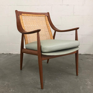 Peter Hvidt & Orla Mølgaard Nielsen FD-146 Cane Back Armchair, Denmark