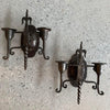 Gothic Revival Cast Iron Candle Wall Sconces