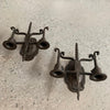 Gothic Revival Cast Iron Candle Wall Sconces