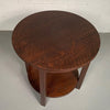 Round Tiered Quarter Sawn Oak Craftsman Table By Stickley