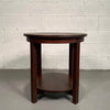 Round Tiered Quarter Sawn Oak Craftsman Table By Stickley
