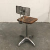 Brushed Steel Drafting Stool